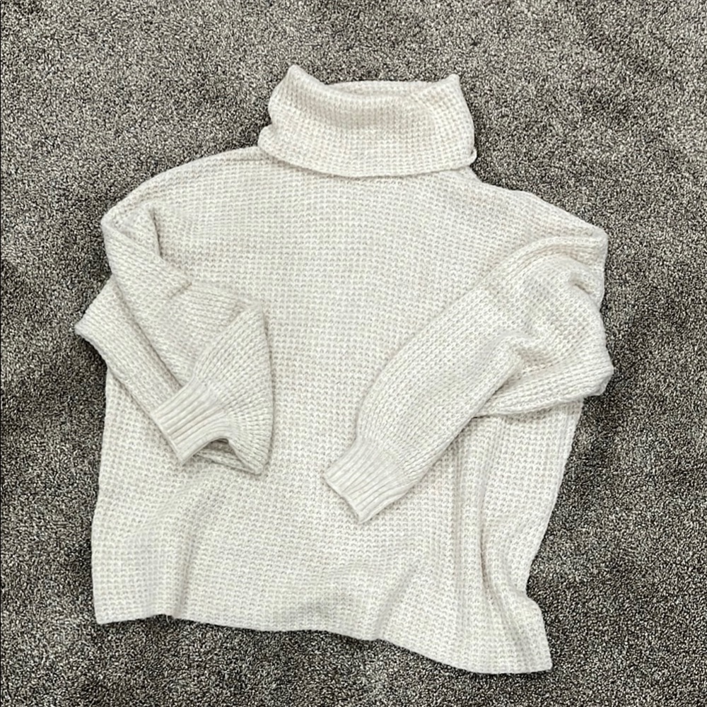 Cozy Cream Turtleneck Sweater